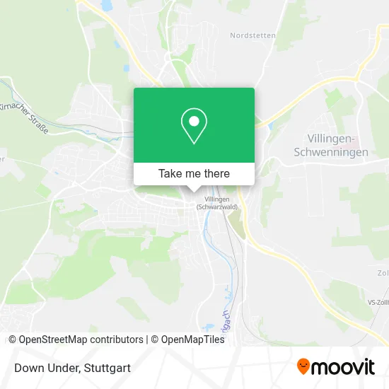 Down under map