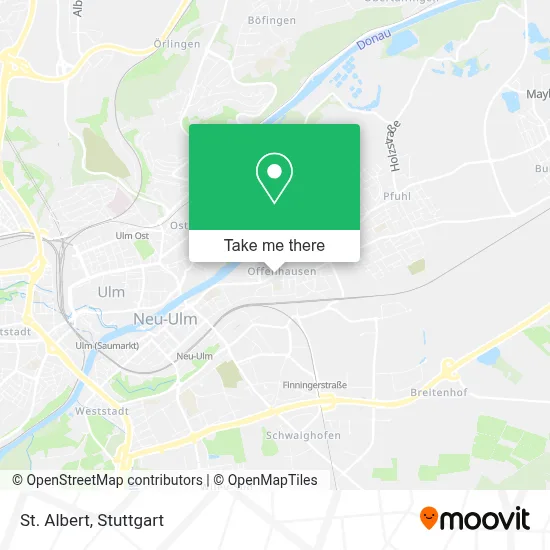 St. Albert map