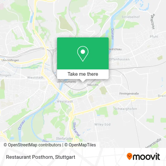 Restaurant Posthorn map