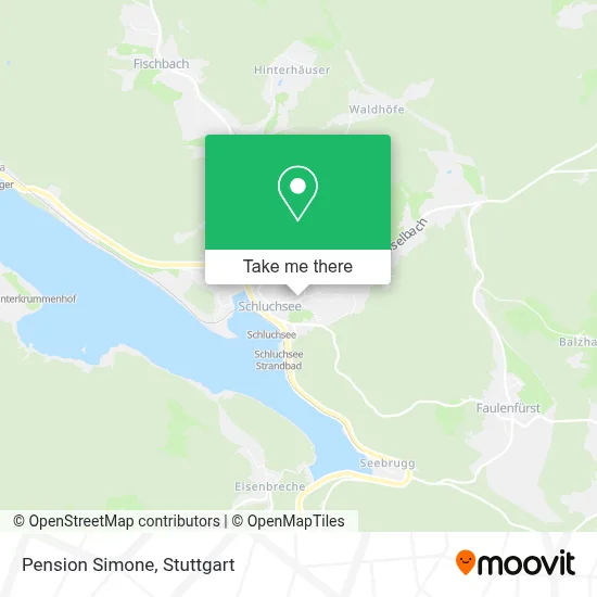 Pension Simone map