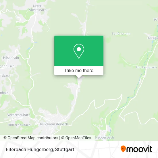 Eiterbach Hungerberg map