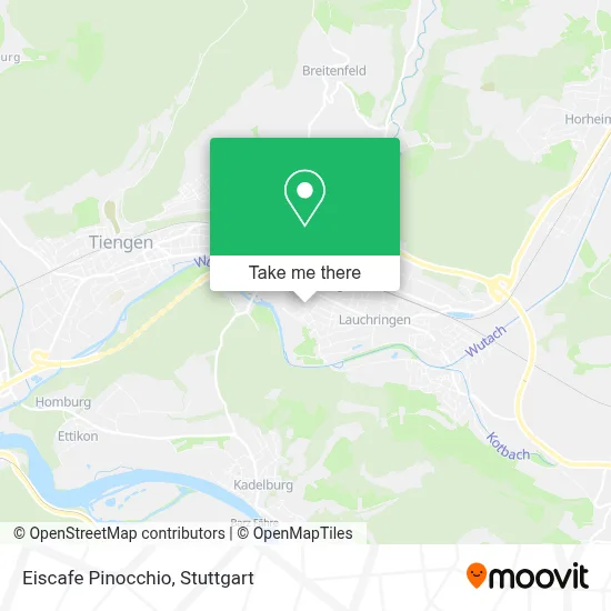 Eiscafe Pinocchio map