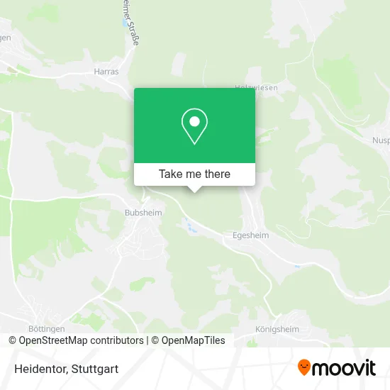 Heidentor map