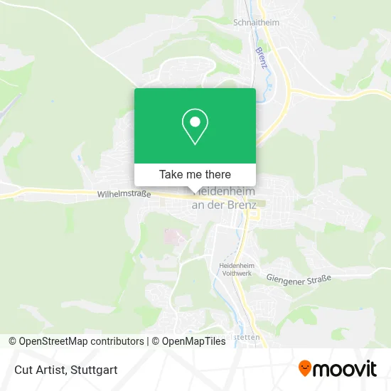 Cut Artist map