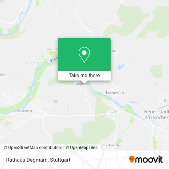 Rathaus Degmarn map