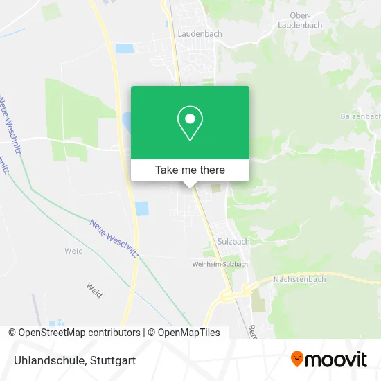 Uhlandschule map