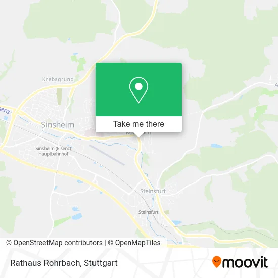 Rathaus Rohrbach map