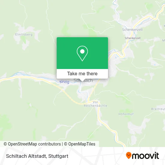 Schiltach Altstadt map