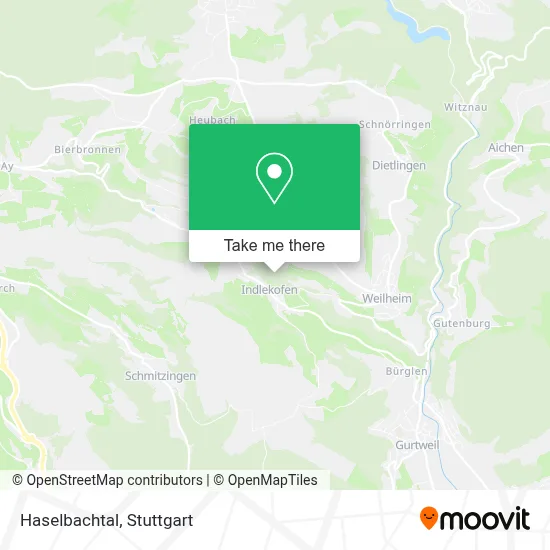 Haselbachtal map