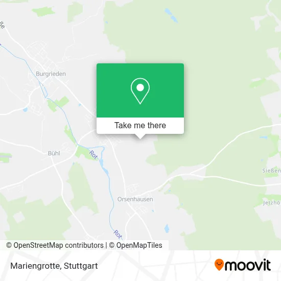 Mariengrotte map
