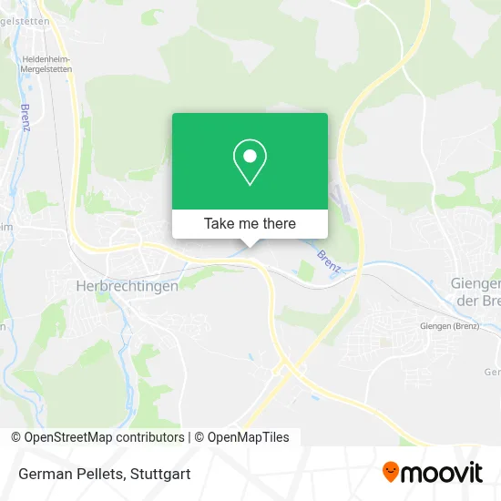 German Pellets map