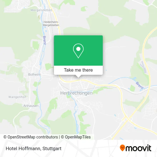 Hotel Hoffmann map