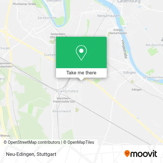 Neu-Edingen map