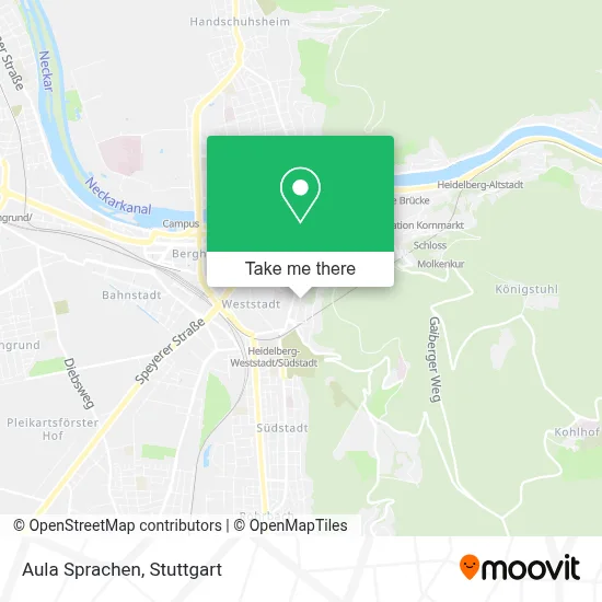 Aula Sprachen map