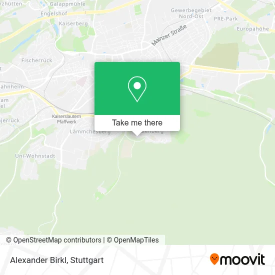 Alexander Birkl map