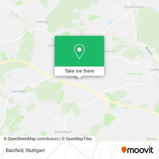 Balzfeld map