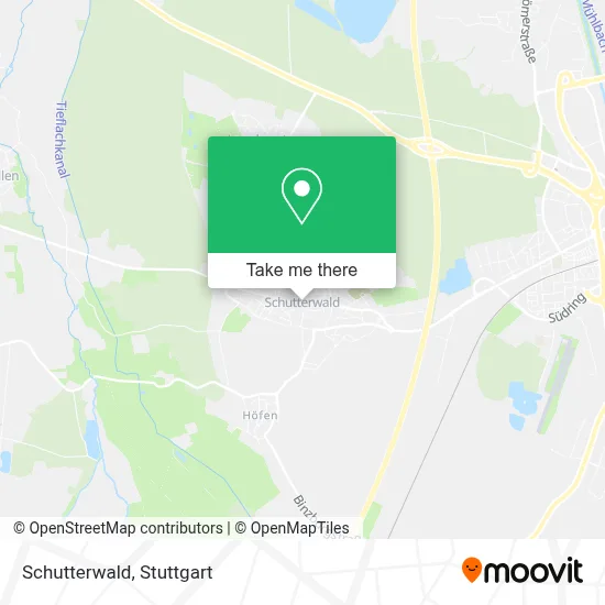 Schutterwald map