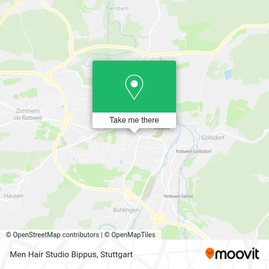 Men Hair Studio Bippus map