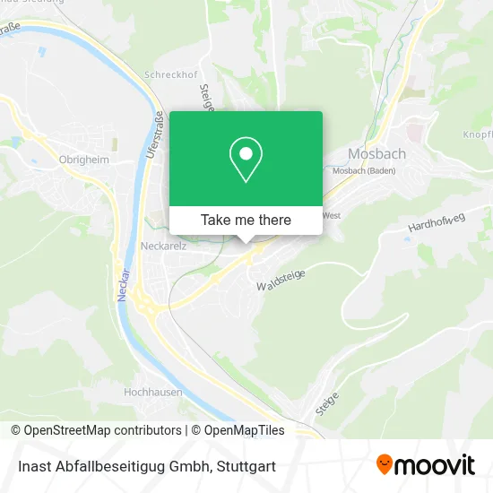 Inast Abfallbeseitigug Gmbh map