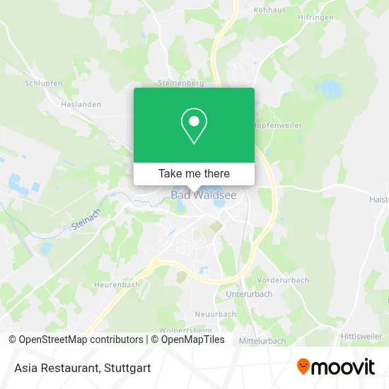 Asia Restaurant map