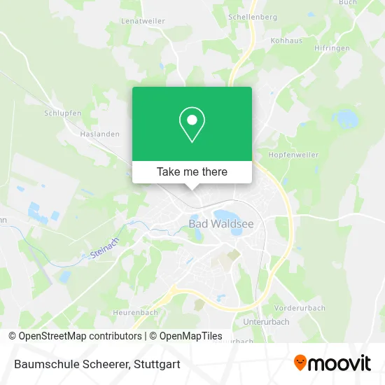 Baumschule Scheerer map