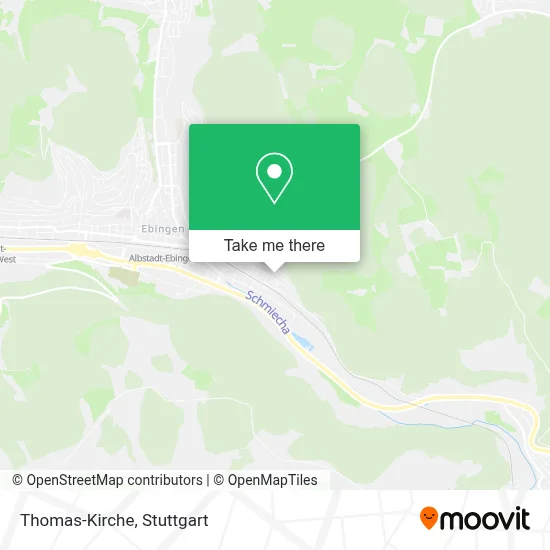 Thomas-Kirche map