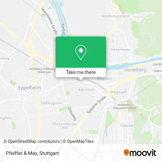 Pfeiffer & May map