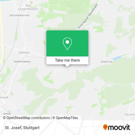 St. Josef map