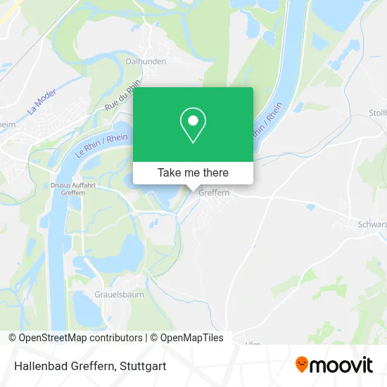 Hallenbad Greffern map