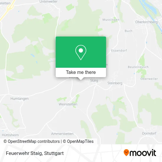 Feuerwehr Staig map