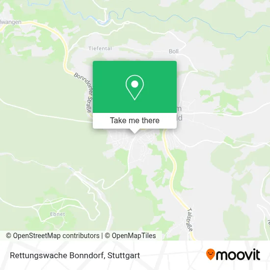 Rettungswache Bonndorf map