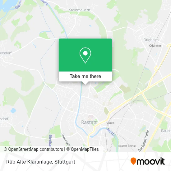 Rüb Alte Kläranlage map