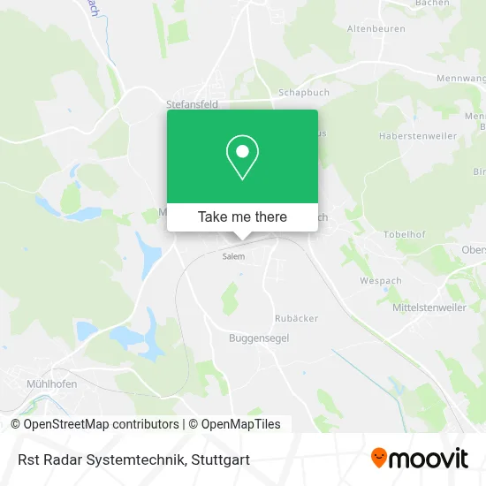 Rst Radar Systemtechnik map
