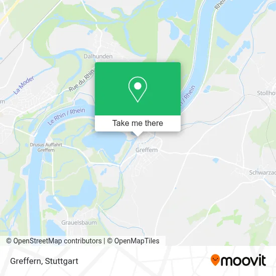 Greffern map