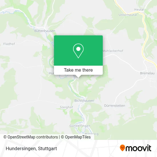 Hundersingen map