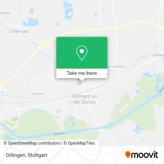 Dillingen map