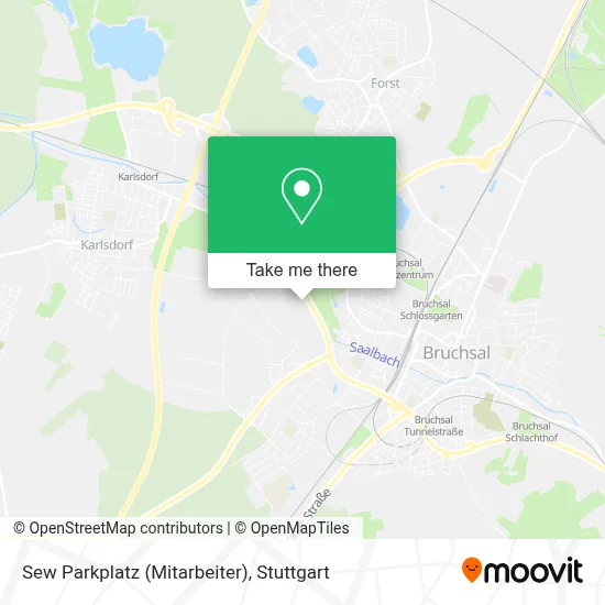 Sew Parkplatz (Mitarbeiter) map