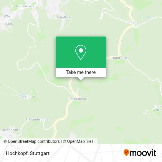 Hochkopf map