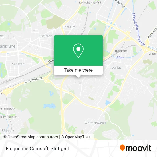 Frequentis Comsoft map