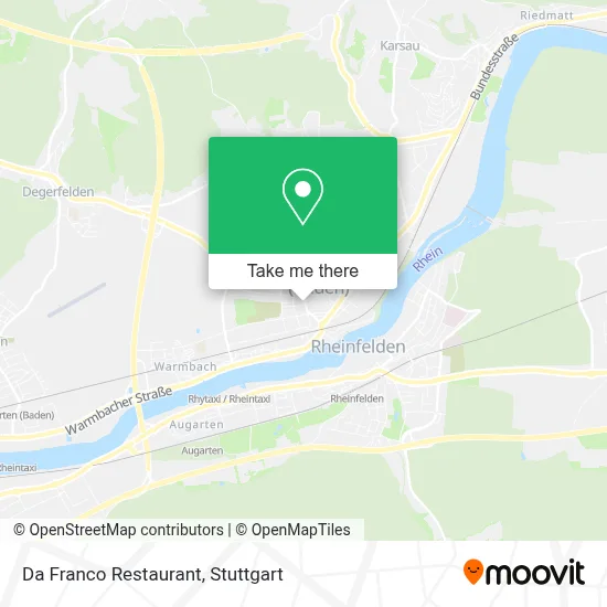 Ristorante Da Franco map