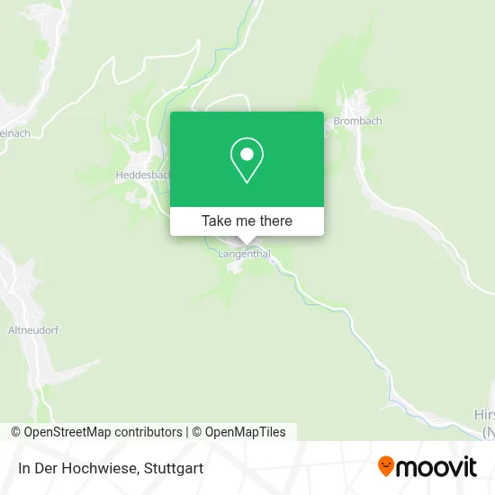 In Der Hochwiese map