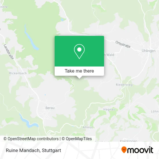 Ruine Mandach map