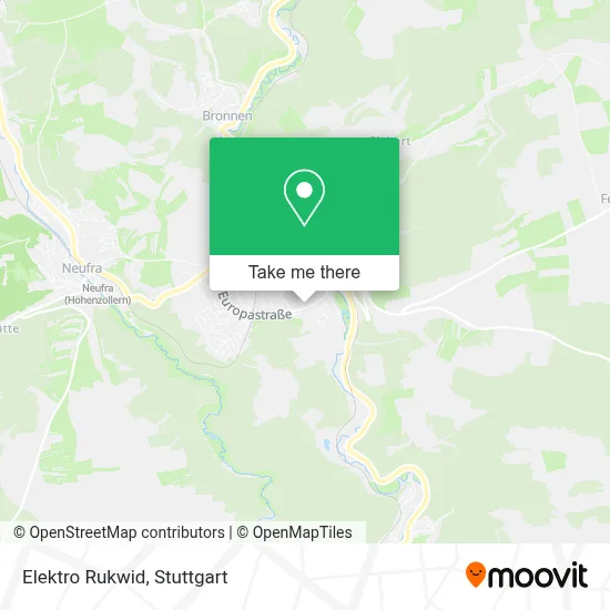 Elektro Rukwid map