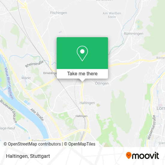 Haltingen map