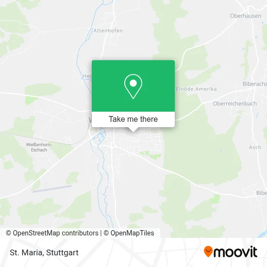 St. Maria map