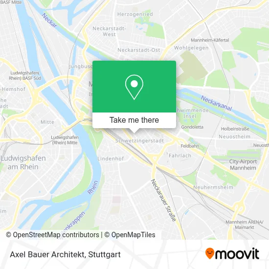 Axel Bauer Architekt map