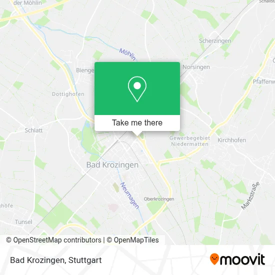 Bad Krozingen map