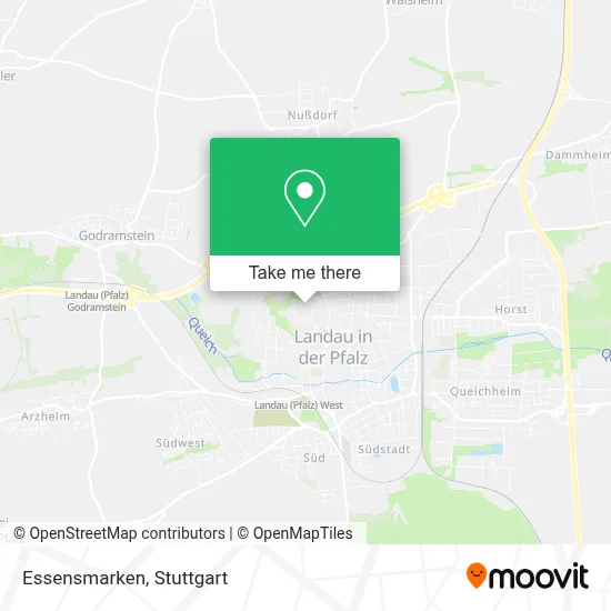 Essensmarken map