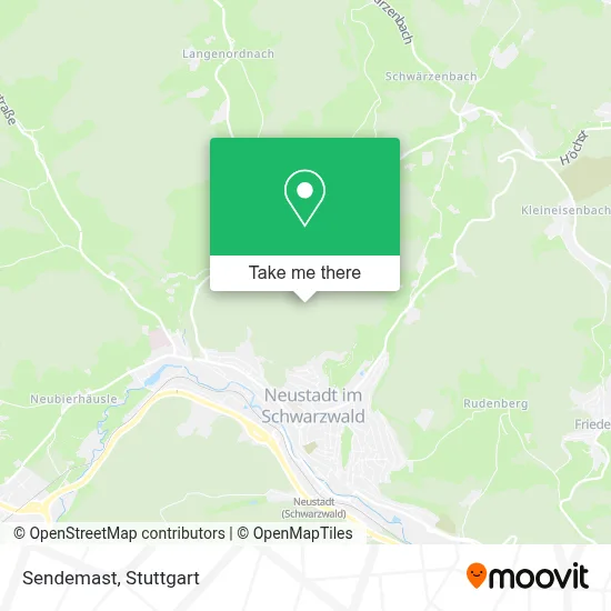 Sendemast map