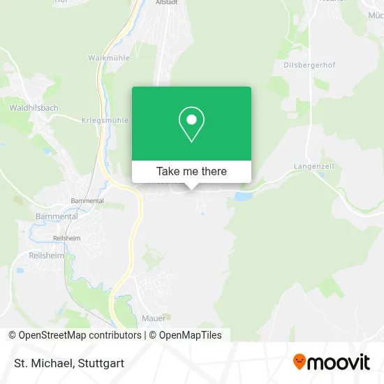 St. Michael map